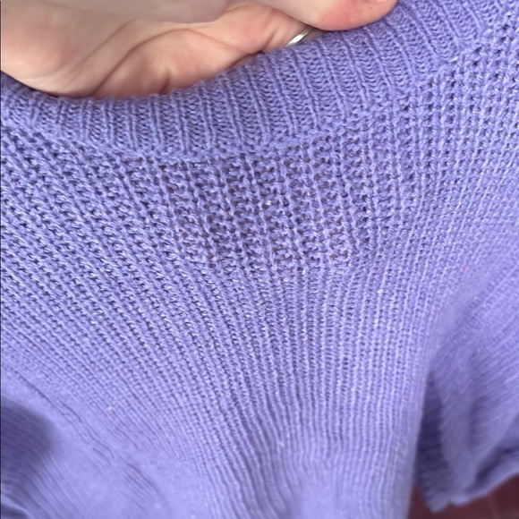Purple Knit Sweater - Picture 2 of 3